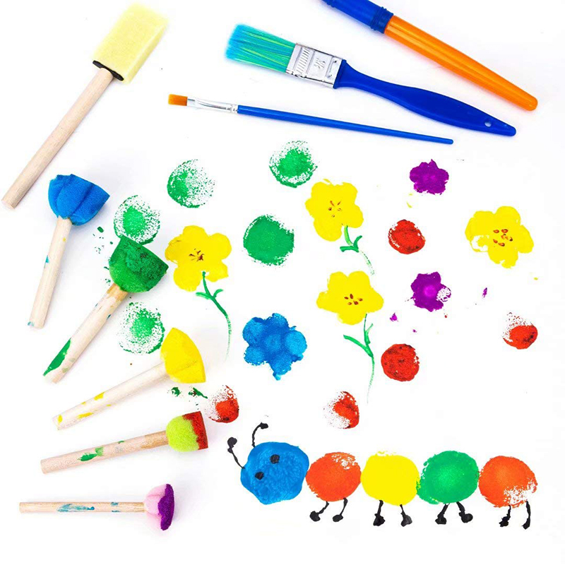 Bulk Painting Sponge & Brush B - Art Craft Workshop ulasan dan harga