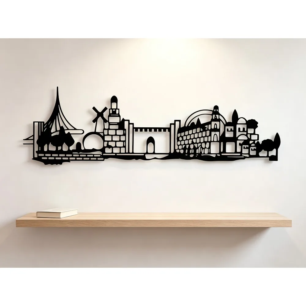 CIFBUY Iron Wall Art Jerusalem - Art & Craft On Wild Animals For Preschoolers ulasan dan harga