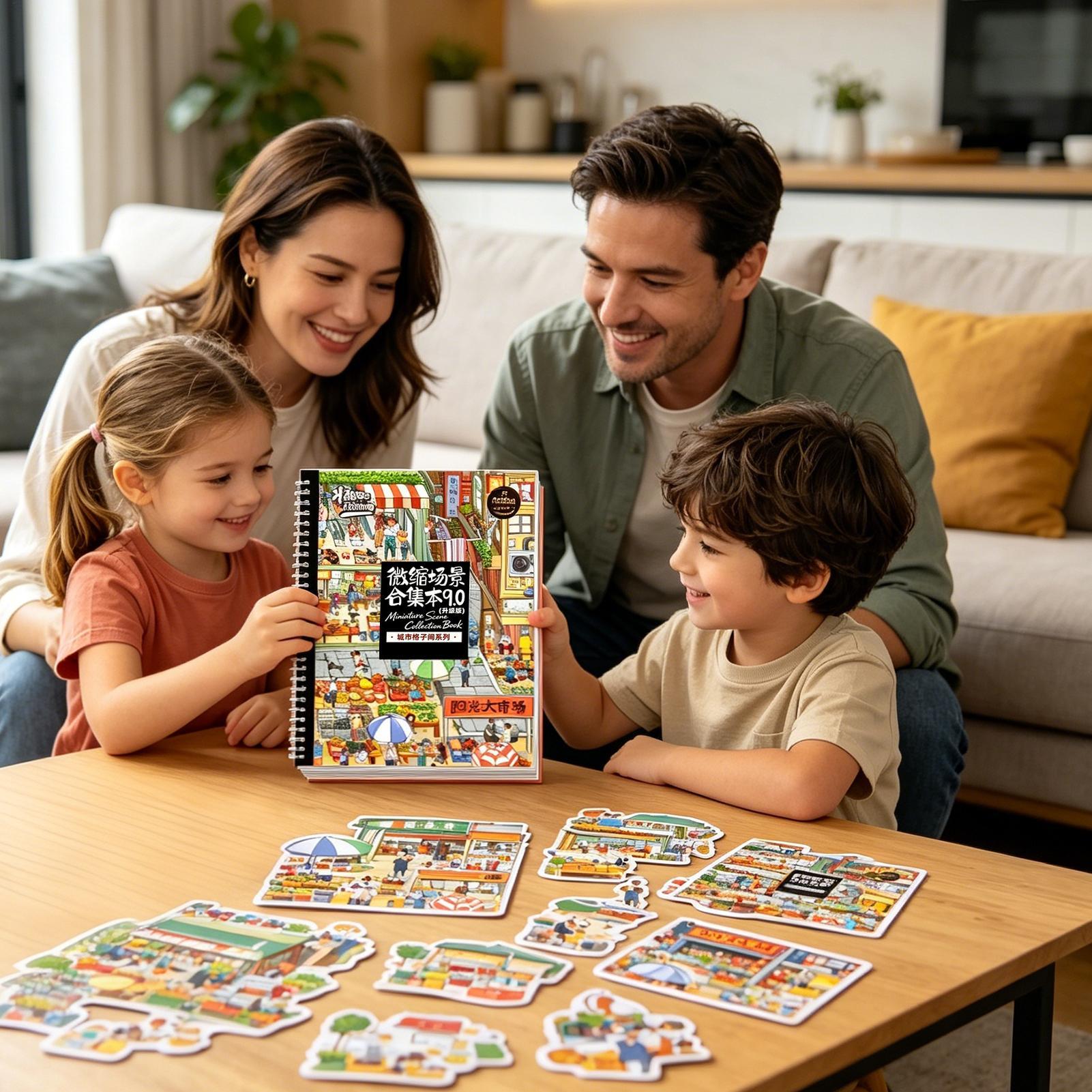 Scene Sticker Book 3D Visual E - Art Craft Restaurant ulasan dan harga