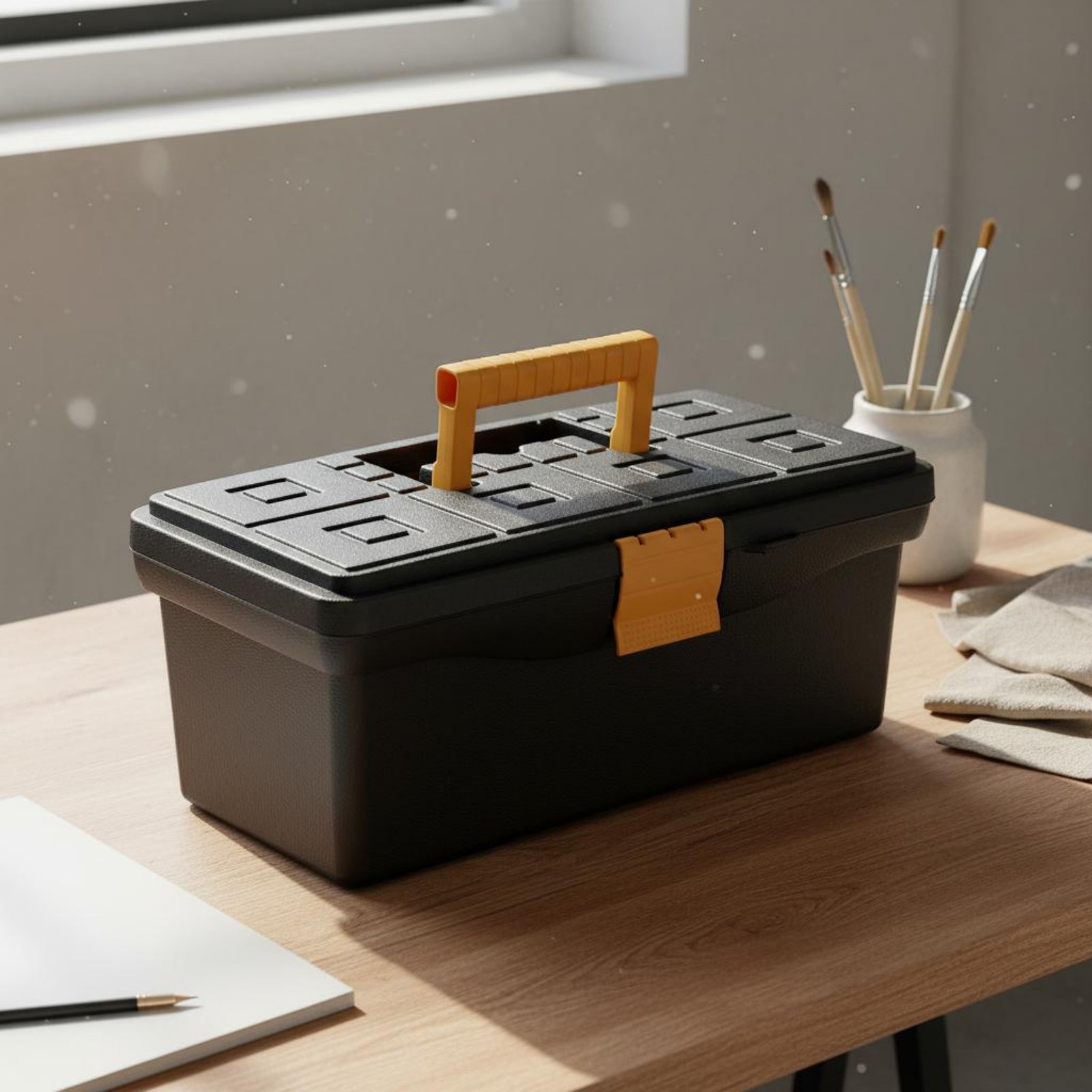Art Supply Box Hard Shell Craf - Art Craft Workshop ulasan dan harga