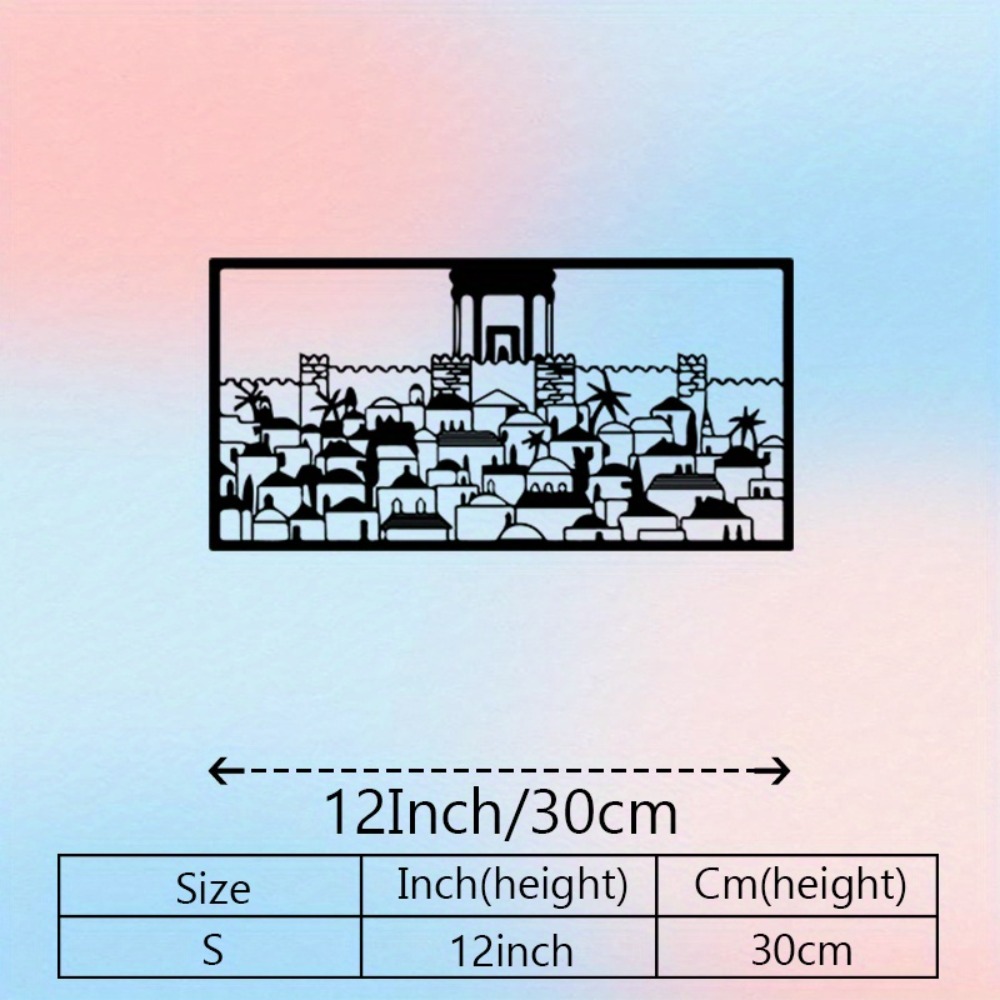 CIFBUY Metal Wall Art Jerusale - Art & Craft Paper For Kids ulasan dan harga
