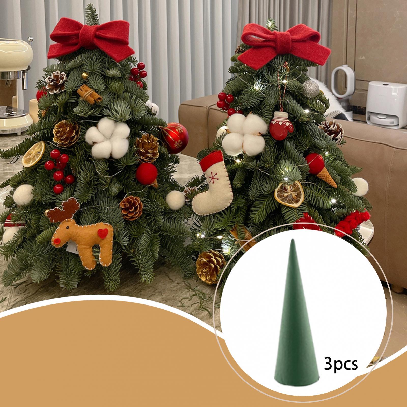 Floral Christmas Tree Cone Ver - Art Craft For Christmas ulasan dan harga