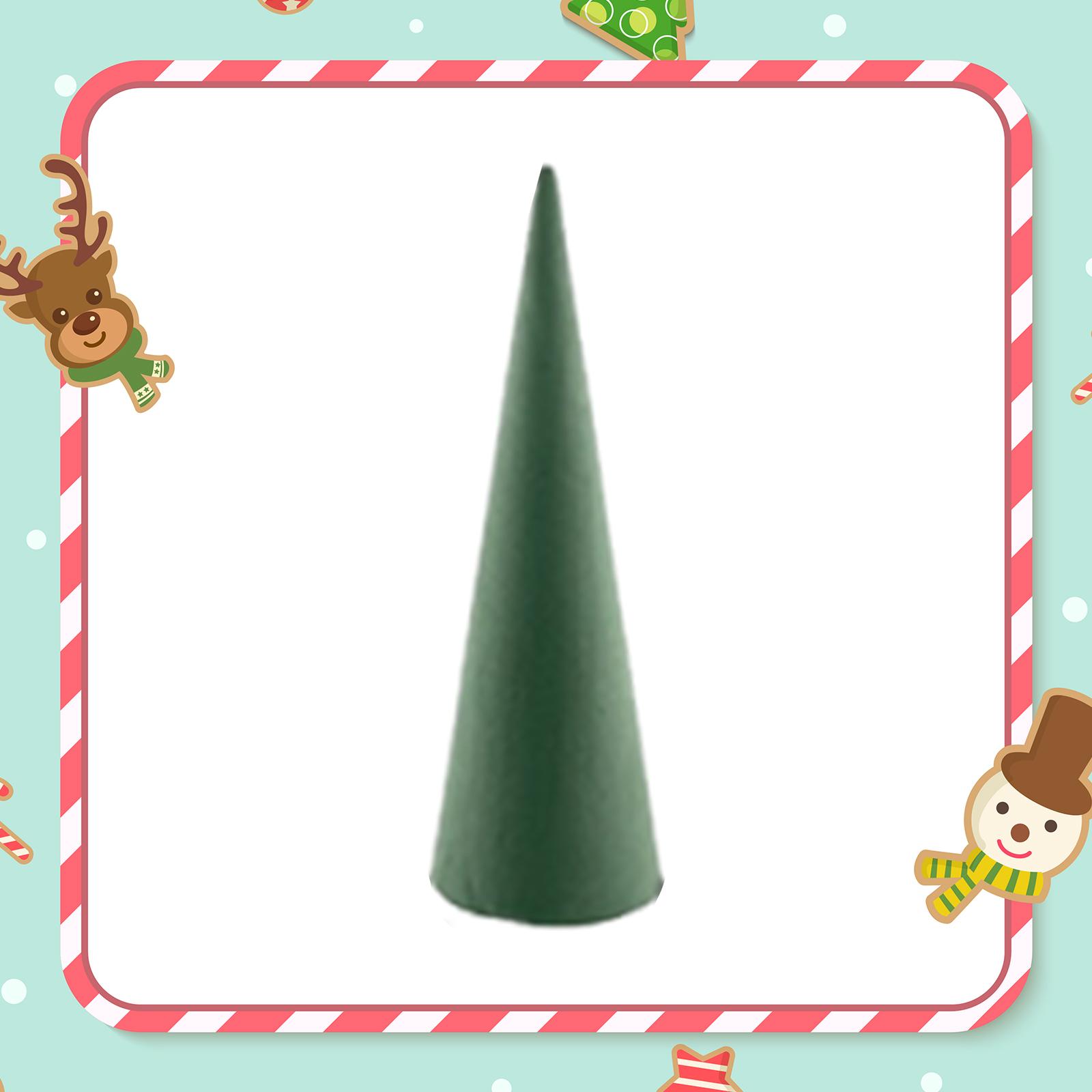 Floral Christmas Tree Cone Ver - Art Craft For Christmas ulasan dan harga